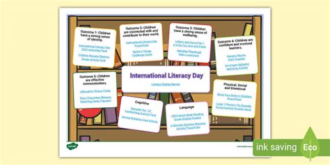 International Literacy Day Topic Planner Teacher Made