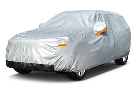 6 Layers SUV Car Cover Waterproof All Weather, 100% Waterproof Outdoor ...