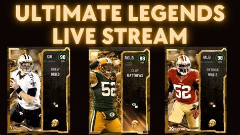 CLAY MATTHEWS ULTIMATE LEGENDS MADDEN 23 LIVE STREAM 03 18 2023 YouTube