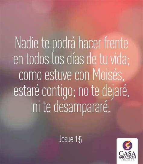 Josué 1 5 Frases biblicas de aliento Josue 1 5 Oraciones