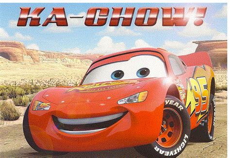 [ka-chow intensifies] | Lightning McQueen's Ka-Chow | Know Your Meme