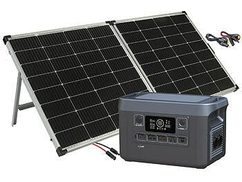 0 MwSt Revolt Tragbarer Solargenerator Powerstation Solar