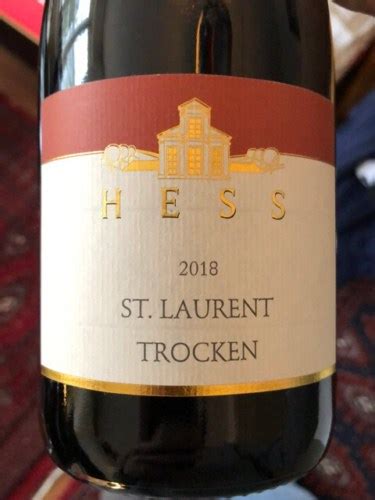 Weingut Hess St Laurent Trocken Vivino Us