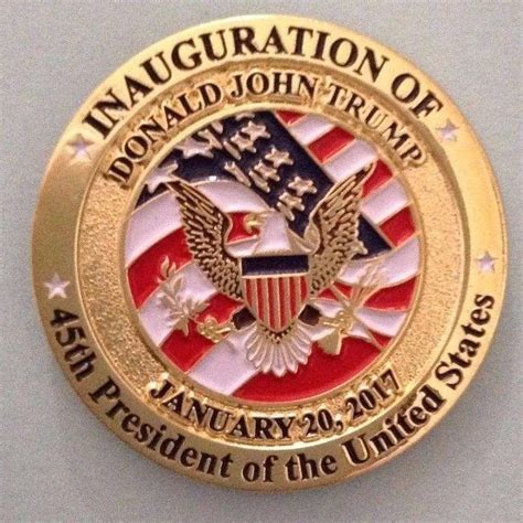 Donald Trump 45th Presidential Inauguration Lapel Pin 2017 1858378119