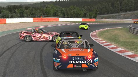 IRacing Race 1056 Bonus Crash Mazda MX5 Cup Spa Classic Pits 2 51