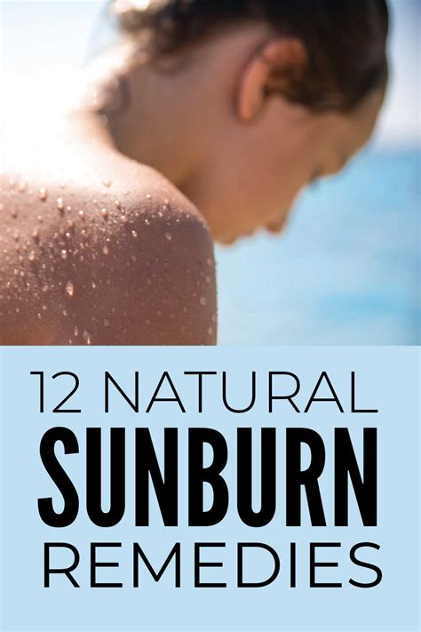 Quick Natural Sunburn Remedies