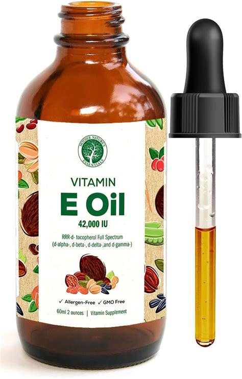 Amazon Mother Nature S Essentials Vitamin E Supplement Iu