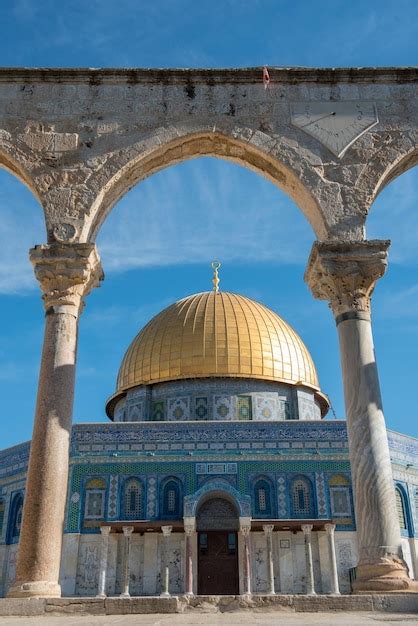 La C Pula Del Templo De La Roca Monte Mezquita Al Aqsa Jerusal N Israel