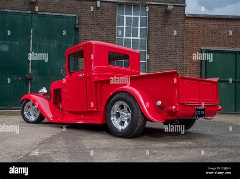 1932 Ford Model B pickup truck based hot rod Stock Photo - Alamy