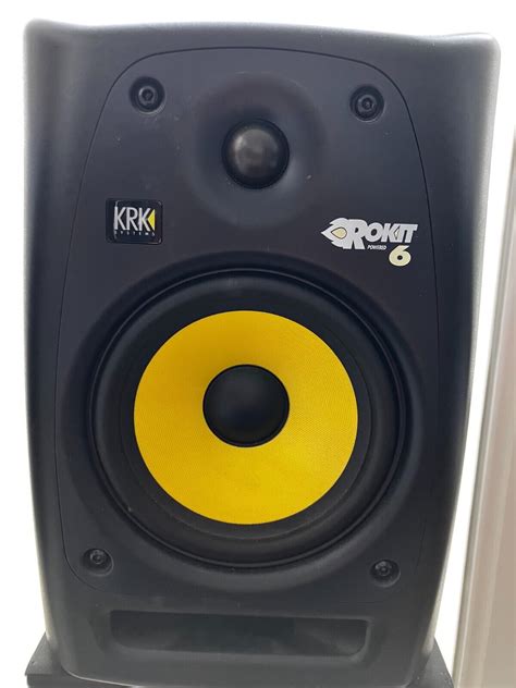 KRK Rokit 6 RPG 2 Pair Studio Monitors Black Mains Leads EBay