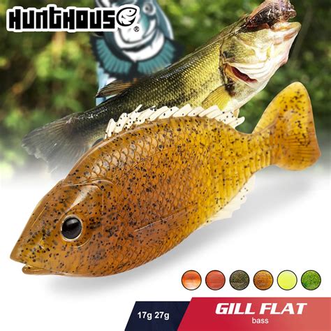 Hunthouse Fishing Shinner Soft Lure Gill Flat Mm G Mm G Pcs