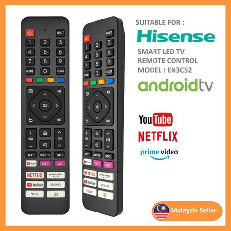 Compatible For Hisense EN3C52 Netflix Youtube Google Player Android Led