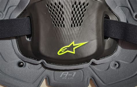 Colete Alpinestars A1 Plus Preto Anthracite Amarelo Fluor