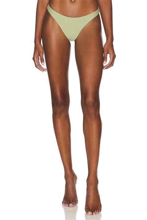 Vix Swimwear Basic Bikini Bottom In Olive REVOLVE