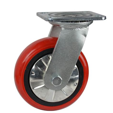 5 Swivel Casters Wheels Red Caster Wheels Ytcaster