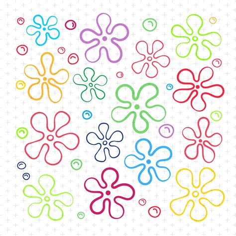 Bikini Bottom Flowers SVG EPS Cricut Silhouette Flower Svg Etsy UK