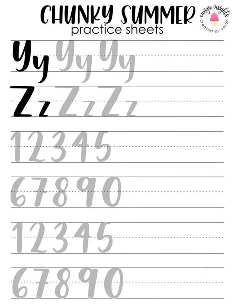 Chunky Print Practice Sheets Lowercase And Uppercase Full Alphabet 712