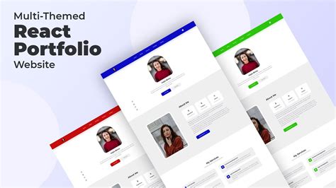React Portfolio Website Tutorial From Scratch Responsive React