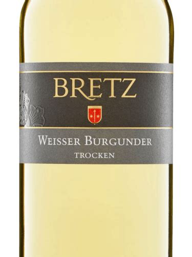 Ernst Bretz Weisser Burgunder Trocken Vivino US