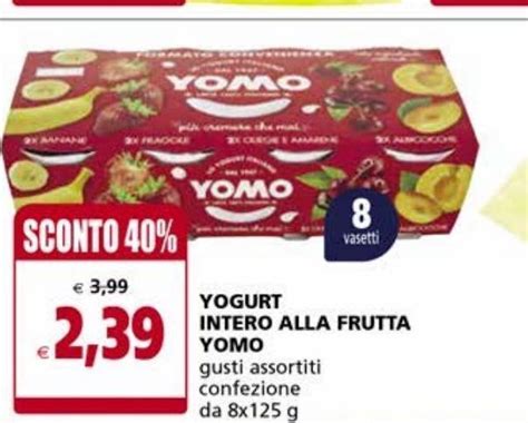 Yogurt Intero Alla Frutta Yomo Offerta Di Il Gigante