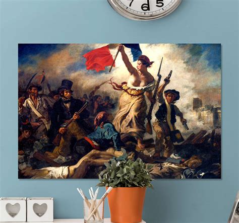 Tableau Art La Liberté Guidant Le Peuple Tenstickers