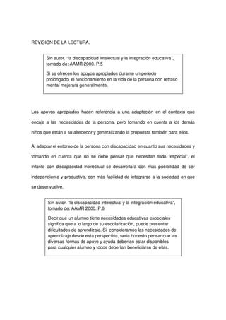 La Importancia Del Contexto Academico En El Aprendizaje Del Ni O Con