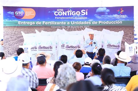 Entregan Fertilizante A Productores De Coroneo Contexto Nn