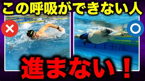 【プロ直伝】クロールが苦しい原因は息継ぎの方法にあった！正しい息継ぎのコツと練習方法 Youtube