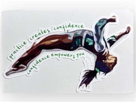 Simone Biles Gymnastics Confidence Empowers You Olympian Etsy