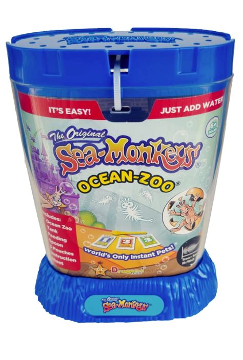 Sea Monkeys Kit Ocean Zoo Kit Blue : Big Time Toys