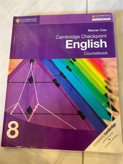 Cambridge Checkpoint English Coursebook Hobbies Toys Books