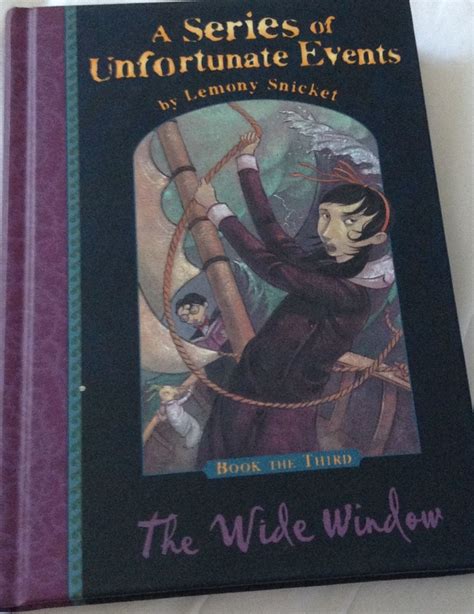 A Series Of Unfortunate Events The Wide Window Lemony Snicket Books