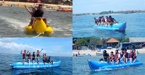 Banana Boat Rides Bali Tanjung Benoa Beach Wira Water Sport