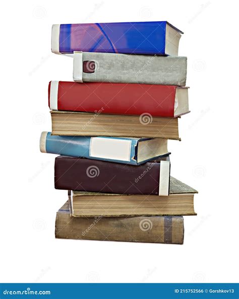 Stack Of Old Scientific Books In Library Stock Photo Image Of Catalog