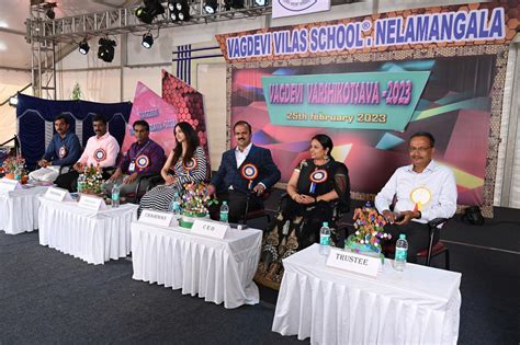 Vagdevi Varshikotsava 2023 Vagdevi Vilas School Nelamangala