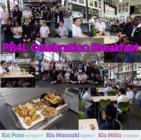 PB4L Celebration Breakfast AJHS ENewsletter Week 11 Term 1