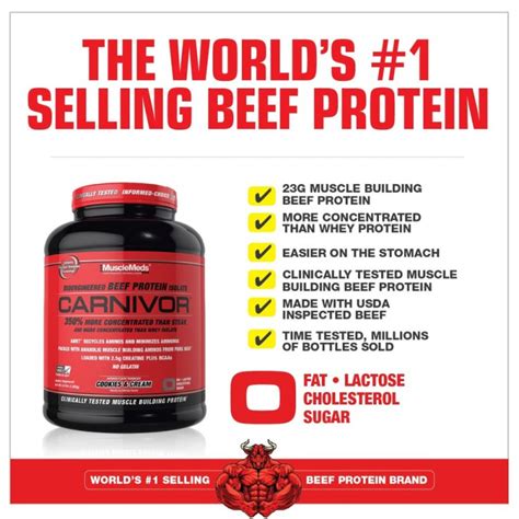 Jual Musclemeds Carnivor 4lbs Beef Protein Isolate Carnivore Whey