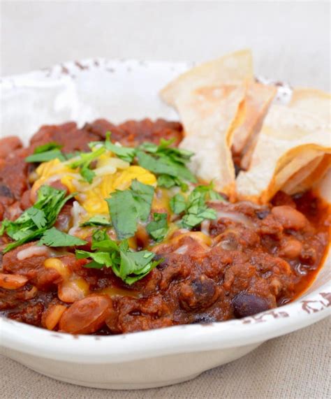 Spicy Chorizo And Bean Chili Hot Rods Recipes