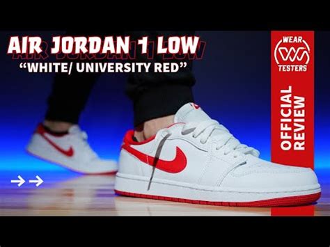 Air Jordan 1 Low OG University Red YouTube