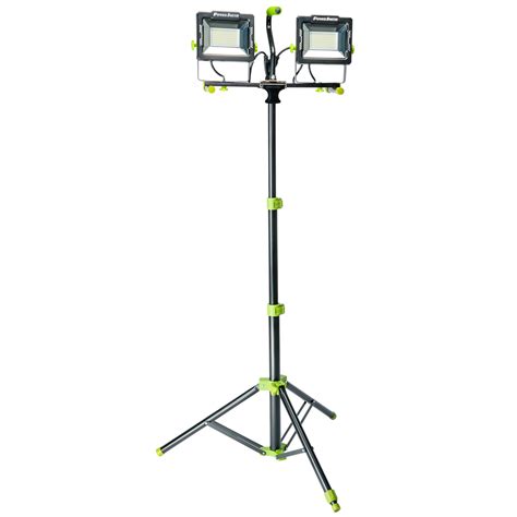 Lumen Dual Head Led Work Light With Tripod Powersmith