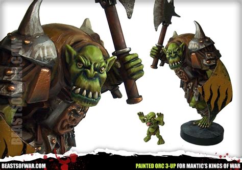 Wow Painted Mantic Orc 3 Up Inside Ontabletop Home Of Beasts Of War