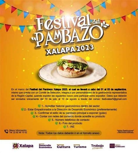 Ya llegó Ya está aquí el Festival del Pambazo 2023 en Xalapa