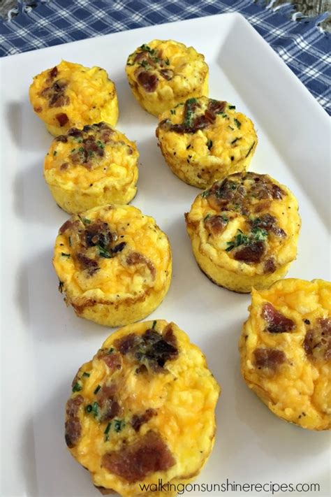 Recipe Scrambled Egg Breakfast Muffins With Bacon And Cheese Walking