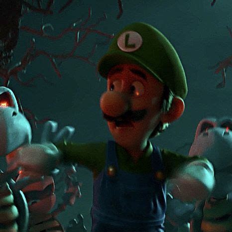 Luigi In The Super Mario Bros Movie Super Mario Bros Super Mario