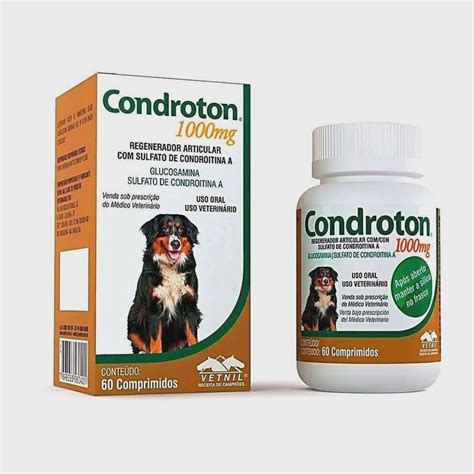 Condroton 1000 Mg 60 Cp Condroitina Glucosamina Submarino