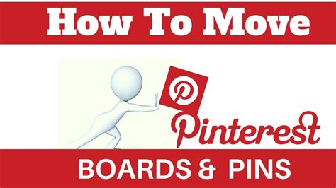 How To Move Boards And Pins On Pinterest Youtube