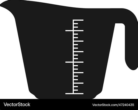 Measuring cup Royalty Free Vector Image - VectorStock