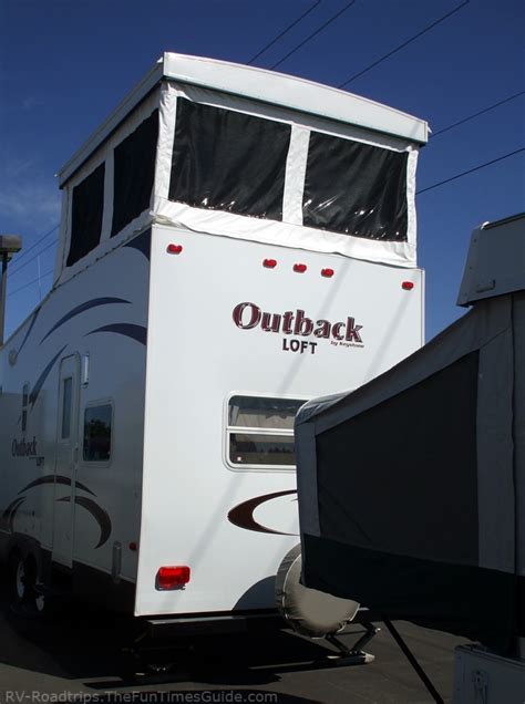 A Review Of Keystone Outback Travel Trailers 2 Story Rv With A Loft