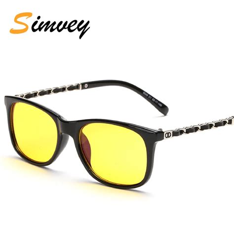 Simvey Fashion Brand Designer Anti Blue Ray Glasses Women Mens Retro Computer Reading Gaming ...