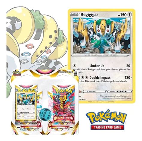 Pokémon Blister Quádruplo Regigigas Origem Perdida Vastro MercadoLivre